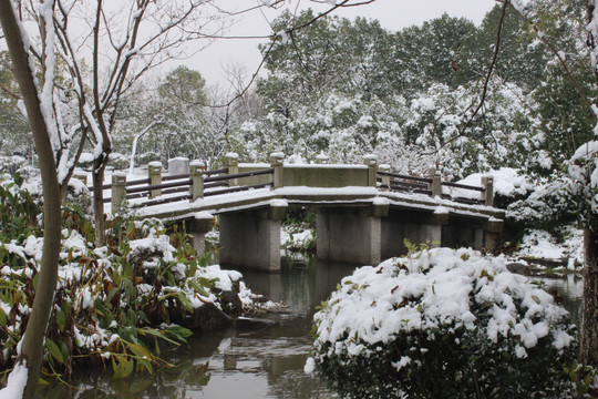 雪中桥