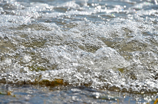 青海湖浪花