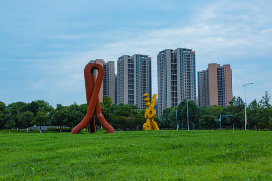 成都西南交通大学浙园朝霞