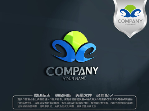 新能源環(huán)保科技標(biāo)志