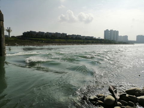 江油涪江河水