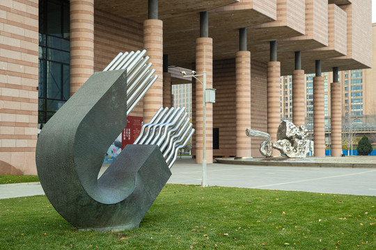 清华大学艺术博物馆雕塑磁力
