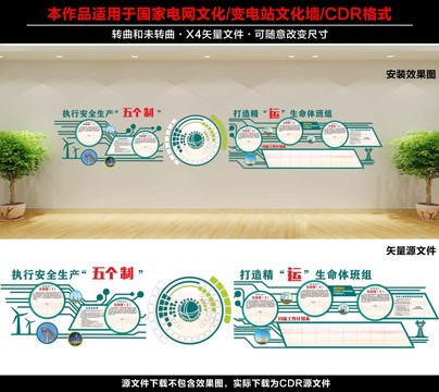 国家电网变电站文化墙