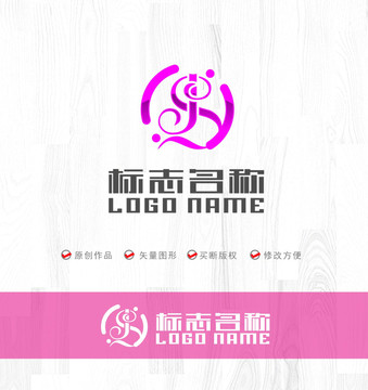sJY標(biāo)志化妝美容logo