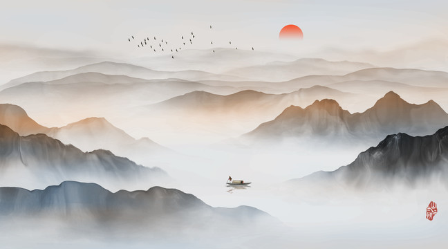 意境山水畫(huà)