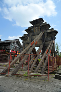 郭玉峦功德坊隆昌石牌坊群