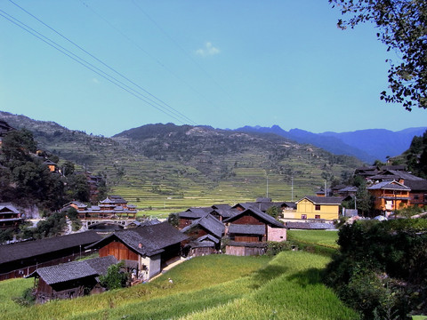 贵州西江千户苗寨风景