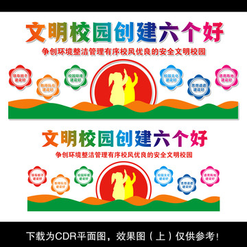 文明校園創(chuàng)建六個好