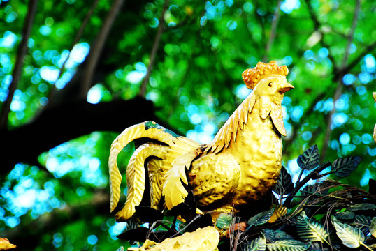 铁艺雕塑公鸡