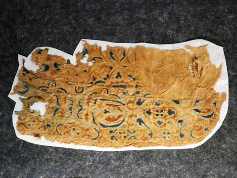 古代花纹织锦