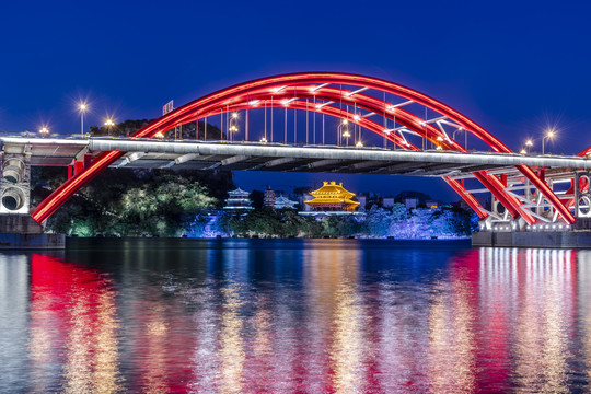 柳州文惠桥夜景