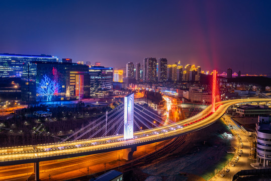 大连风光城市夜景