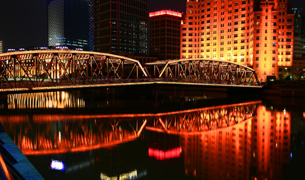 上海外白渡桥夜景