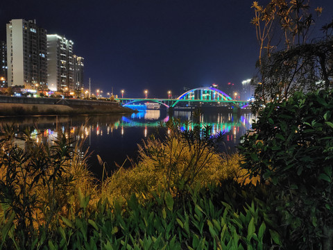 澧水河夜景