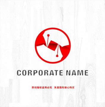 S字母鋼筆小鳥銅錢logo