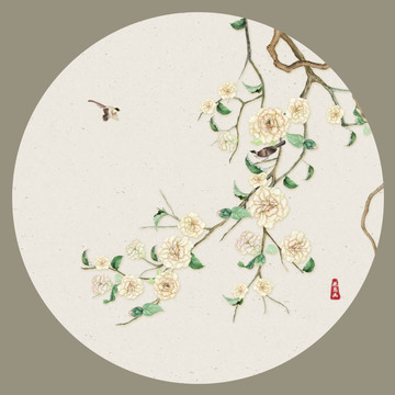 手繪花鳥