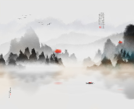 夢(mèng)幻水墨畫