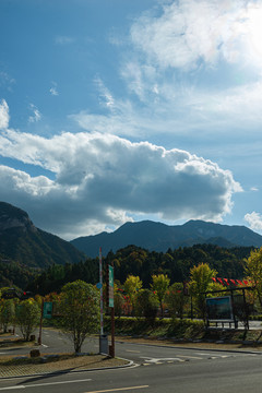 金寨县天堂寨秋景