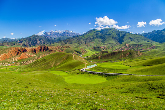 青海祁连伦布夏果山