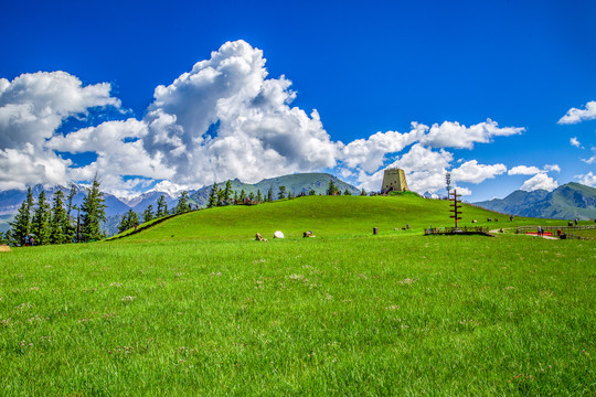 青海祁连卓尔山风景