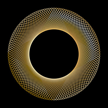 金色漸變圓環(huán)
