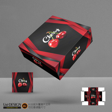 車?yán)遄佣Y盒包裝設(shè)計(jì)展開圖