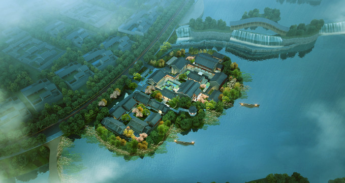 傳統(tǒng)古建私家庭院私家院豪宅大院