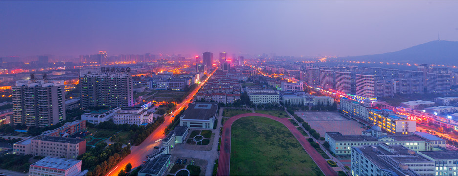 合肥风光高新区夜景