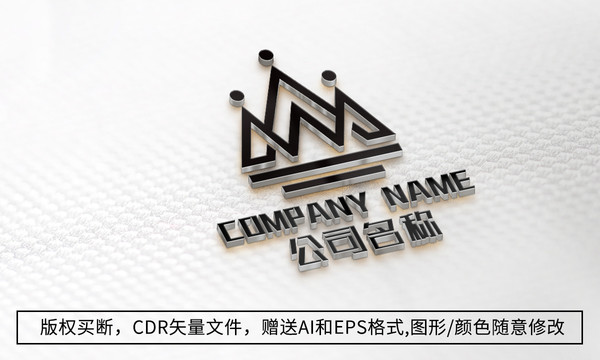 W字母logo商标W标志