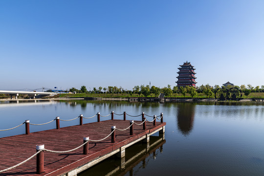 赵公明财神文化景区问道阁