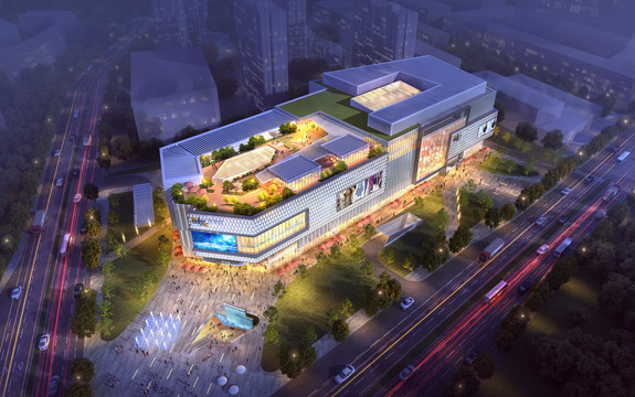 規(guī)劃建筑景觀園林設計效果圖