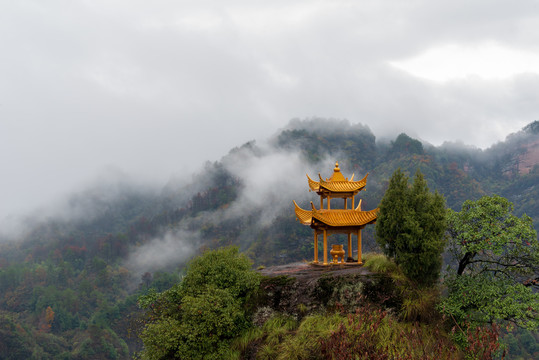 安徽黄山市齐云山香炉峰