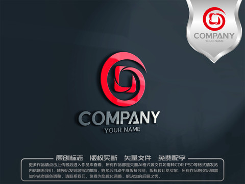G字母錢孔logo