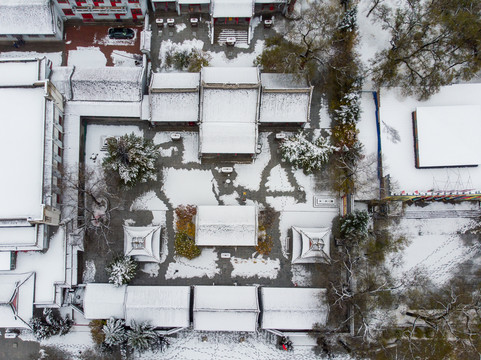 龙沙公园雪景