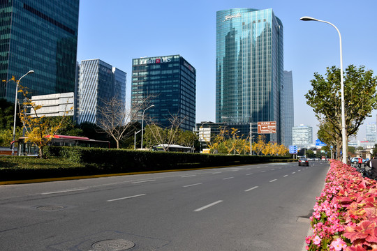 上海浦东城市高楼