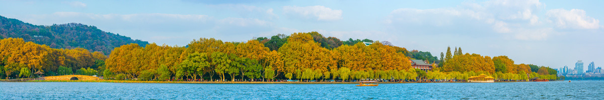 孤山全景