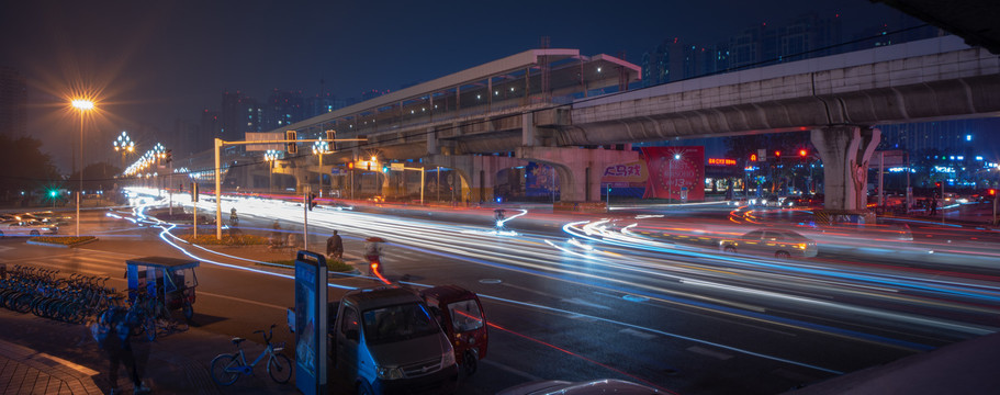 红光广场夜景