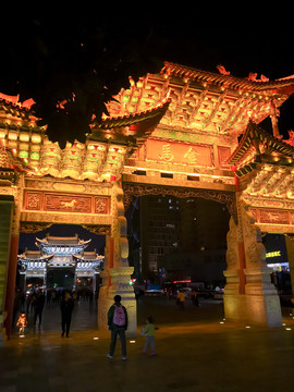 昆明金馬街夜景