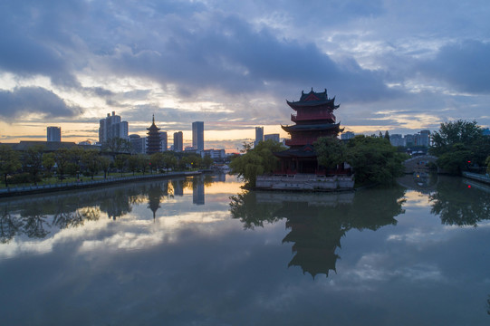 江苏省淮安市里运河清江浦城市风