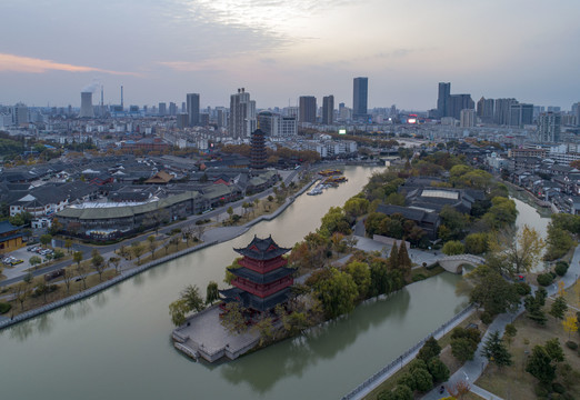 江苏省淮安市里运河清江浦城市风