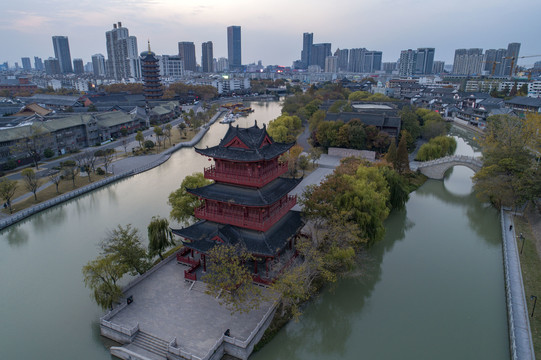 江苏省淮安市里运河清江浦城市风