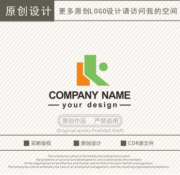 LK字母體育運動logo
