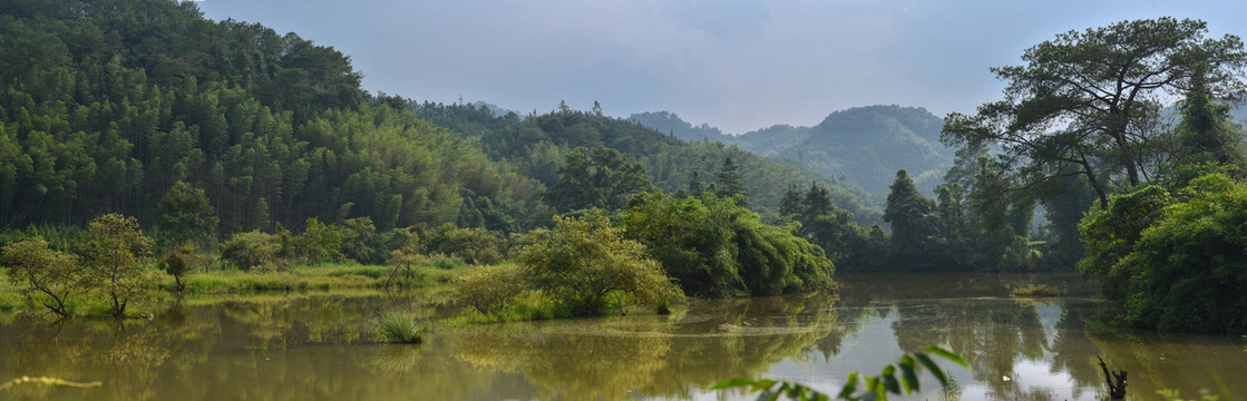 湖光山色