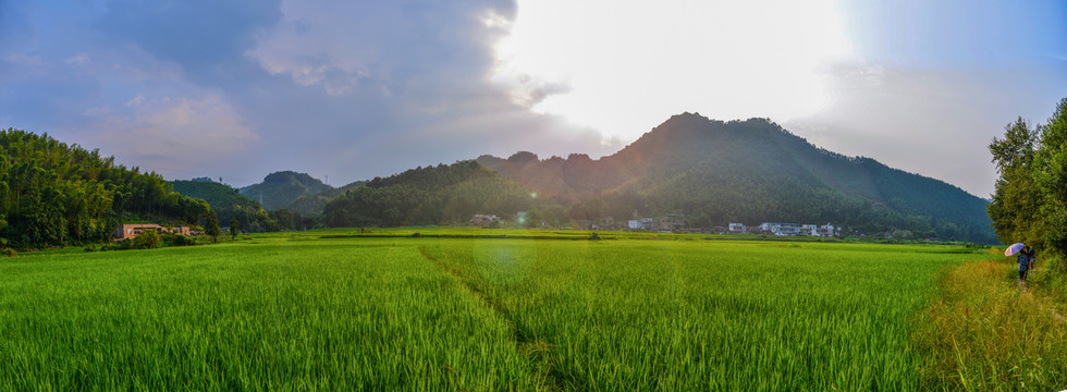 斜阳夕照