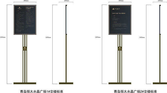 样板房户型指示牌制作稿