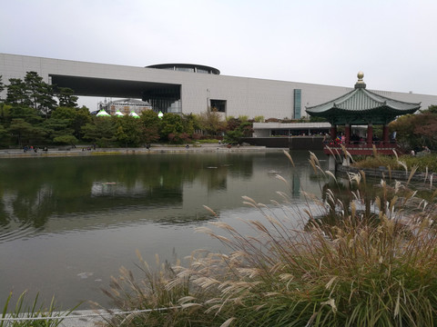 韩国国立中央博物馆园林建筑