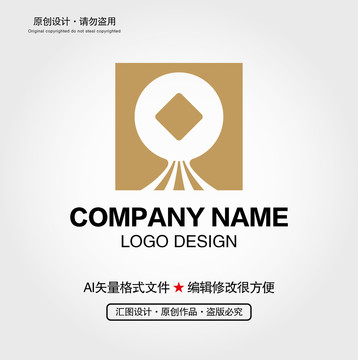 财富钱币LOGO