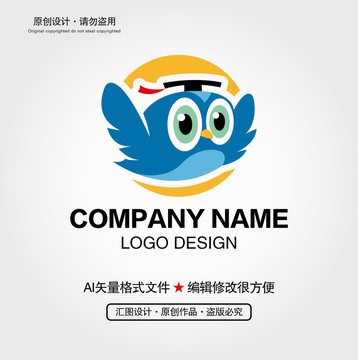 貓頭鷹博士LOGO