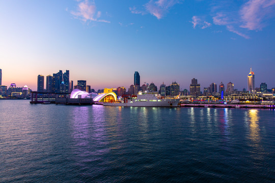 青岛城市夜景