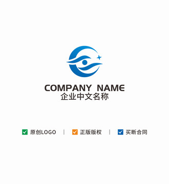 眼睛监控logo